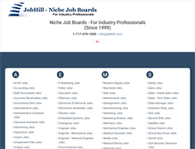 Tablet Screenshot of jobhill.com